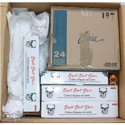 BOX OF STORE CLOSURE MERCHANDISE, INCLUDING: