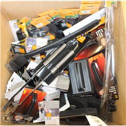 BOX OF STORE CLOSURE MERCHANDISE, INCLUDING: