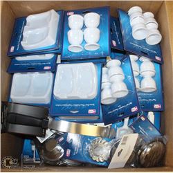 BOX OF STORE CLOSURE MERCHANDISE, INCLUDING: