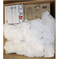 BOX OF STORE CLOSURE MERCHANDISE, INCLUDING: