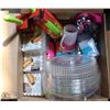 Image 1 : BOX OF STORE CLOSURE MERCHANDISE, INCLUDING: