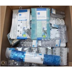 BOX OF STORE CLOSURE MERCHANDISE, INCLUDING: