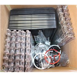 BOX OF STORE CLOSURE MERCHANDISE, INCLUDING: