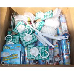 BOX OF STORE CLOSURE MERCHANDISE, INCLUDING: