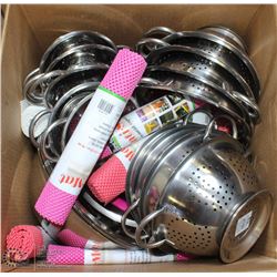 BOX OF STORE CLOSURE MERCHANDISE, INCLUDING: