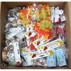 BOX OF STORE CLOSURE MERCHANDISE, INCLUDING: