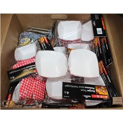 BOX OF STORE CLOSURE MERCHANDISE, INCLUDING: