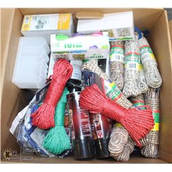 BOX OF STORE CLOSURE MERCHANDISE, INCLUDING: