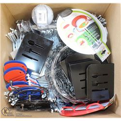 BOX OF STORE CLOSURE MERCHANDISE, INCLUDING: