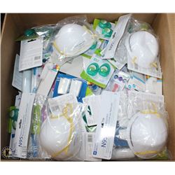 BOX OF STORE CLOSURE MERCHANDISE, INCLUDING: