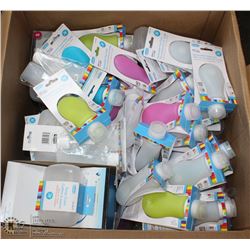 BOX OF STORE CLOSURE MERCHANDISE, INCLUDING: