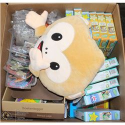 BOX OF STORE CLOSURE MERCHANDISE, INCLUDING: