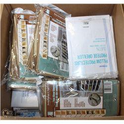 BOX OF STORE CLOSURE MERCHANDISE, INCLUDING: