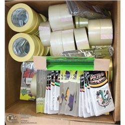 BOX OF STORE CLOSURE MERCHANDISE, INCLUDING: