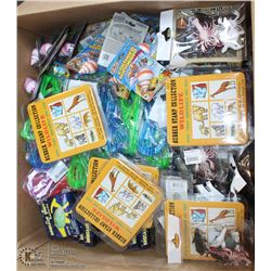 BOX OF STORE CLOSURE MERCHANDISE, INCLUDING: