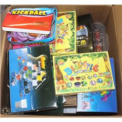 BOX OF STORE CLOSURE MERCHANDISE, INCLUDING: