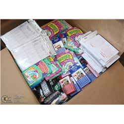 BOX OF STORE CLOSURE MERCHANDISE, INCLUDING: