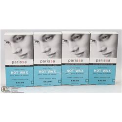 4 BOXES OF PARISSA STRIP FREE HOT WAX