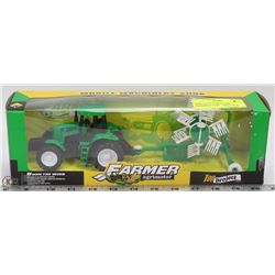 NEW COLLECTABLE FARM EQUIPMENT TOYS - TRACTOR W/