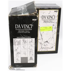 PAIR OF NEW DA VINCI FOAM SOAP DISPENSERS