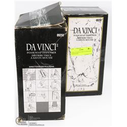 PAIR OF NEW DA VINCI FOAM SOAP DISPENSERS