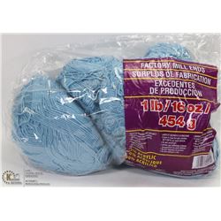 1LB BAG OF 100% ACRYLIC YARN BLUE