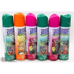 LOT OF 6 ASSORTED AIR FRESHENERS/ DEODORIZERS