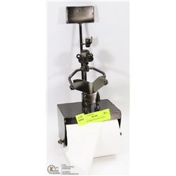 NUTS AND BOLTS TOILET ROLL HOLDER