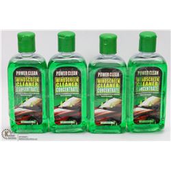 LOT OF 4 BOTTLES OF WINDSCREEN CLEANER