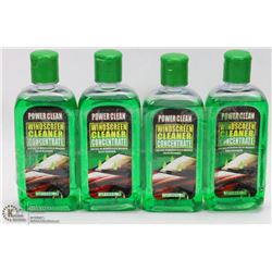 LOT OF 4 BOTTLES OF WINDSCREEN CLEANER