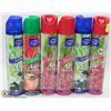 Image 1 : LOT OF 6 CANS OF AIR FRESHENER/ DEODORIZER