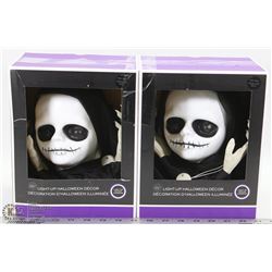 LOT OF 2 LIGHT UP HALLOWEEN DECOR