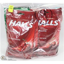 BAG OF 9 ASSORTED HALLS LOZENGES