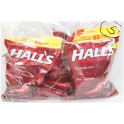 BAG OF 5 CHERRY HALLS LOZENGES