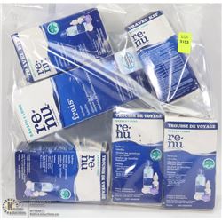 BAG OF BAUSH + LOMB RE-NU SALINE SOLUTION