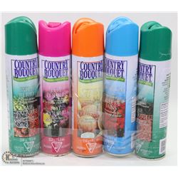 LOT OF 5 CANS OF AIR FRESHENERS