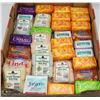 Image 1 : FLAT OF ASSORTED SOAPS