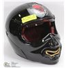 MRC MOTORCYCLE BLACK HELMET SIZE XL.