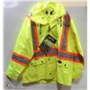 NEW SIZE LARGE PIONEER HI-VIS WATERPROOF JACKET