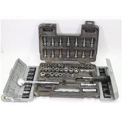 LOT OF 3 ASSORTED SOCKET SETS.