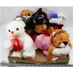 FLAT OF ASSORTED STUFFIES