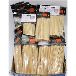 LARGE FLAT OF SKEWERS