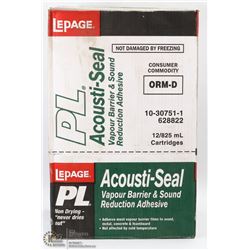 CASE OF LEPAGE PL ACOUSTI-SEAL VAPOUR BARRIER &