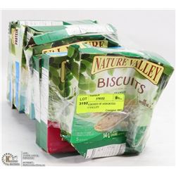 LOT OF 8 BOXES OF ASSORTED NATURE VALLEY