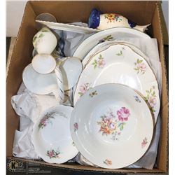 ESTATE BOX OF FINE CHINA INCL. ROYAL ALBERT