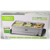 Image 1 : BRAND NEW TRU TRIPLE BUFFET SERVER WITH 3 X 1 1/2