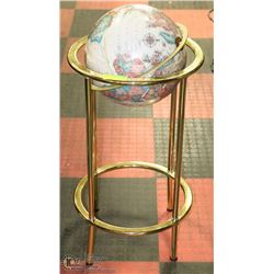 GLOBE ON BRASS STAND