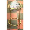 Image 1 : GLOBE ON BRASS STAND