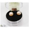 Image 1 : #43- FRESH WATER PEARL EARRINGS