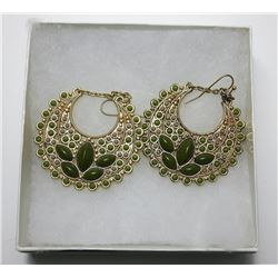 4 - LIA SOPHIA GOLD TONE EARRINGS